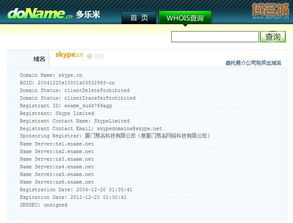 skype域的域名系统,Skype域的域名系统概述